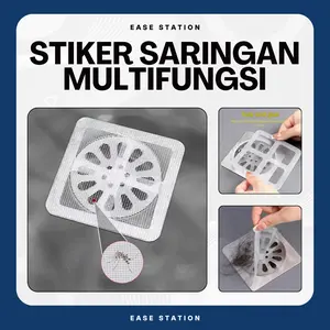 SARINGAN PEMBUANGAN AIR STIKER SALURAN AIR KAMAR MANDI STIKER SARINGAN PEMBUANGAN AIR RAMBUT