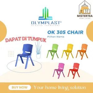 [READY STOCK] OLYMPLAST / KINGDOM PLAST KURSI / BANGKU ANAK TUMPUK / PLASTIK / SUSUN / SEKOLAH / BELAJAR / TUMPUK