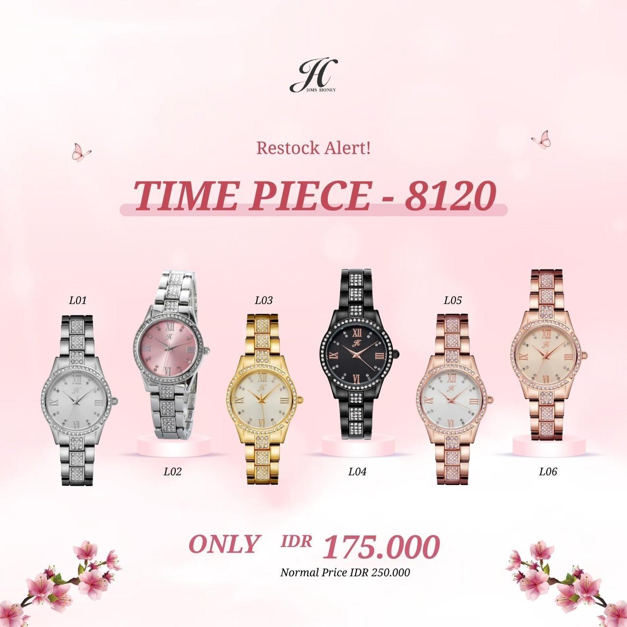 JIMS HONEY JAM TANGAN WANITA 8120 (FREE BOX + BATERAI)