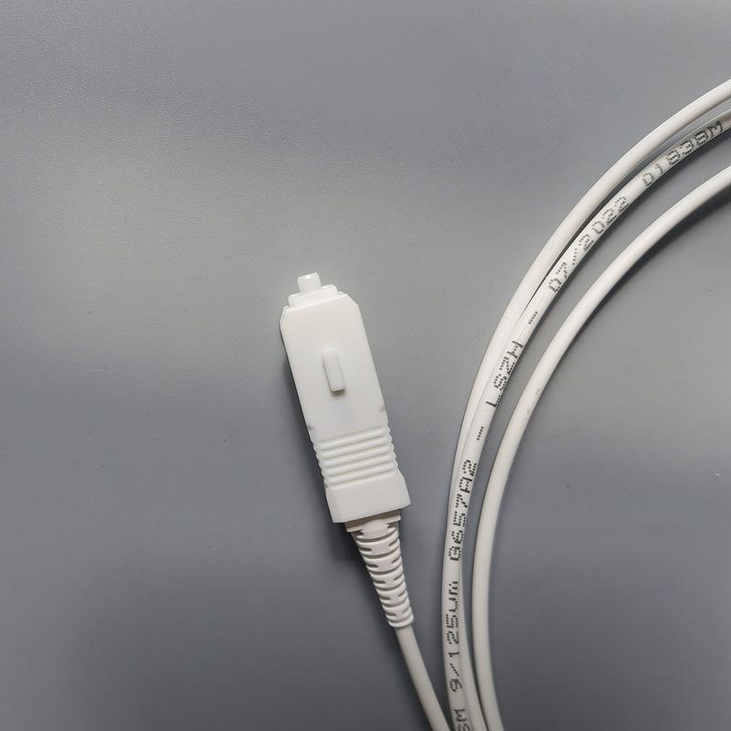 Product Introduction of 1.5M SC/UPC To SC/UPC Fiber Optic Patch Cable FTTH 2.0mm G657A2 LSZH White Indoor Extension Cable Simplex Convert Patch Cord 5
