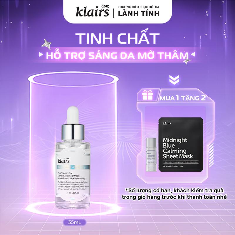 ĐQ Tinh chất Dear Klairs Freshly Juiced Vitamin Drop hỗ trợ sáng da 35ml