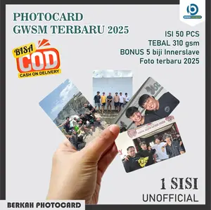 PHOTOCARD GWSM POTO TERBARU 2025 ISI 50 pcs RANDOM 1 SISI Kertas