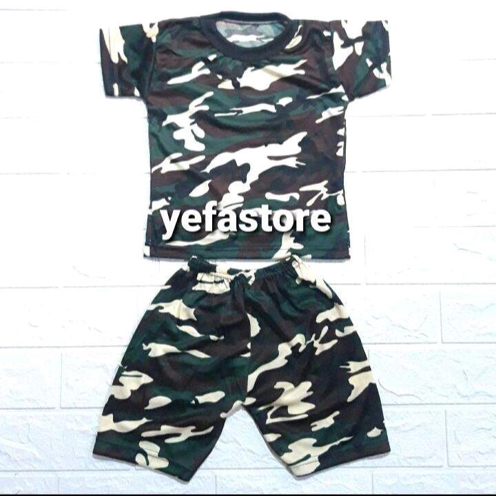 Product Introduction of setel setelan anak laki army 1-6 tahun murah meriah Lengan pendek Bayi Parsel Laki-Laki 30