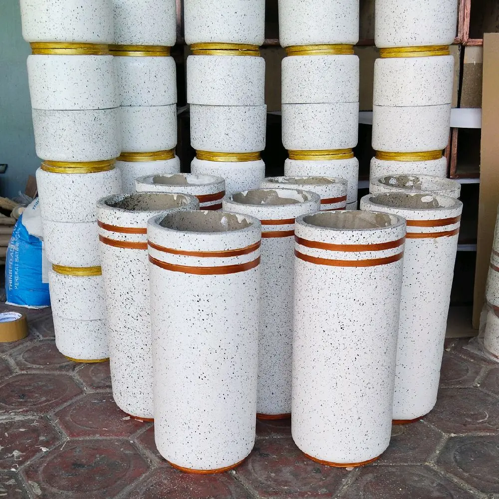vas/pot terakota anti pecah tinggi 40cm