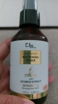 Product Review of Ella Skincare Toner Whitening Shine Bright with Licorice, Vit C, Vit E - Kulit Lebih Cerah, Segar, dan Lembab from s**i r**i 0