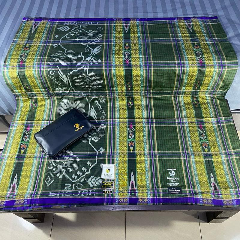 Sarung sutera BASJAH varian STC songket sutera asli 100% original spunsilk 210/2 2