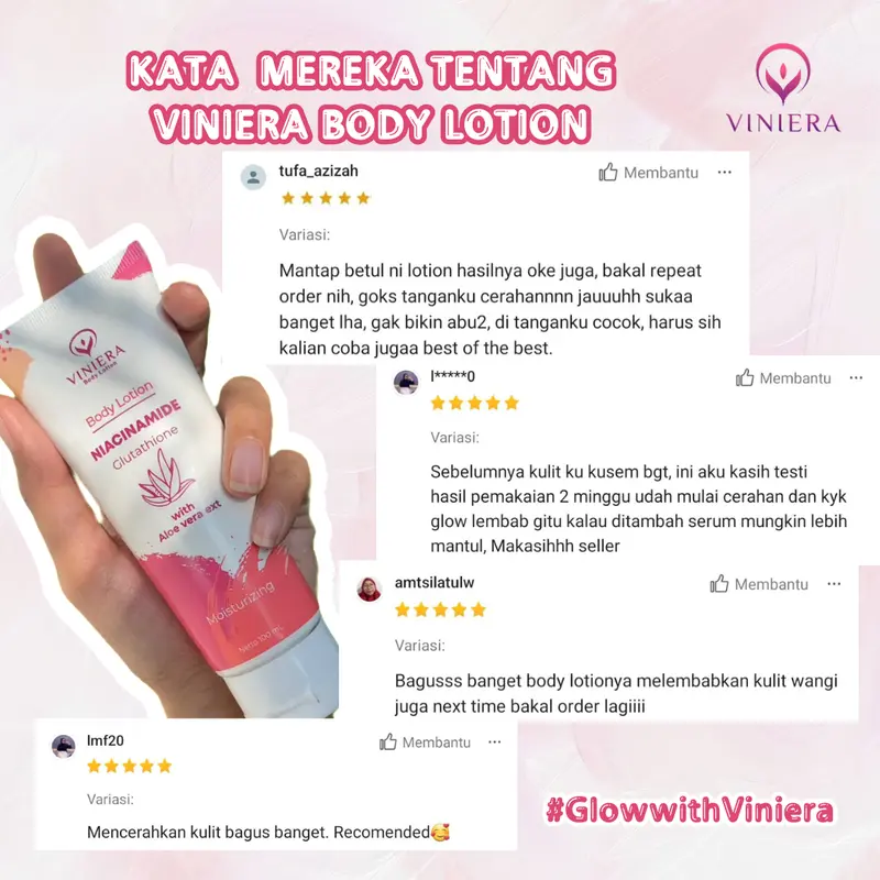 Viniera Body lotion mencerahkan kulit Perawatan  Tubuh 1