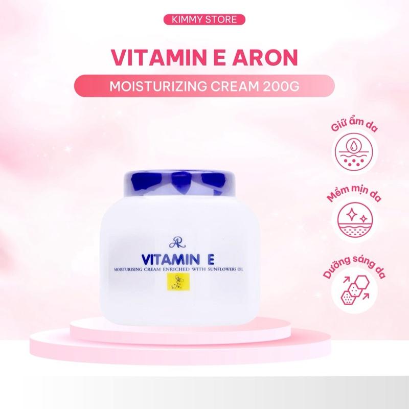 Kem dưỡng ẩm vitamin e Aron Thái Lan nắp xanh 200ml