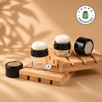 Gambar Wadah Acrylic 5gr 10gr Tempat Bedak Tabur Warna Hitam dengan Sponge – Pot Travel Kosmetik Isi Ulang untuk Bedak Powder, Loose Powder, Blush, Makeup Jar 5g 10g - 10 gr dari Juara Packaging Kota Administrasi Jakarta Utara 1 Tokopedia