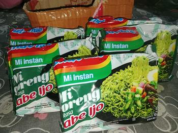 Product Review of Indomie cabe ijo isi 5 pcs Hijau Pedas Instan Makanan from s**f 0
