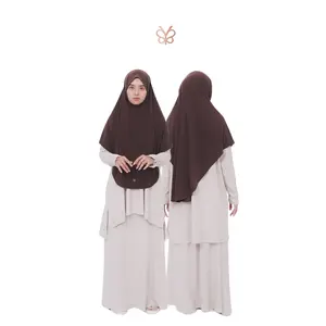 Khalisa One Set Knit Polos by Yoora Sarah (One Set Only) | One Set Muslim Nyaman