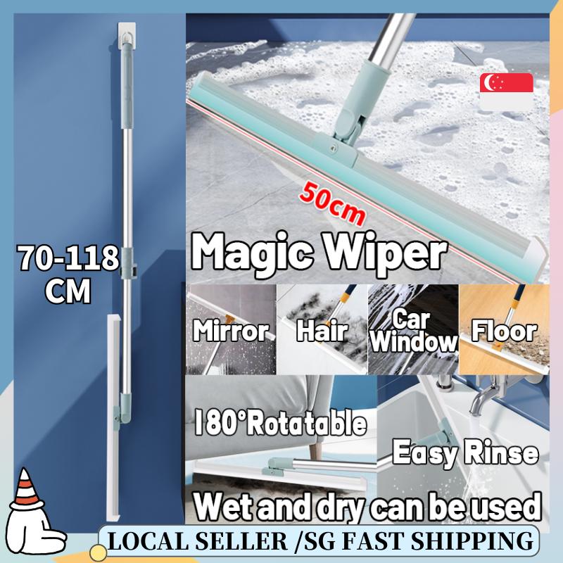 SG READY STOCK 50CM Large Magic Scraper Sweeper Mop For Floo - TikTok ...