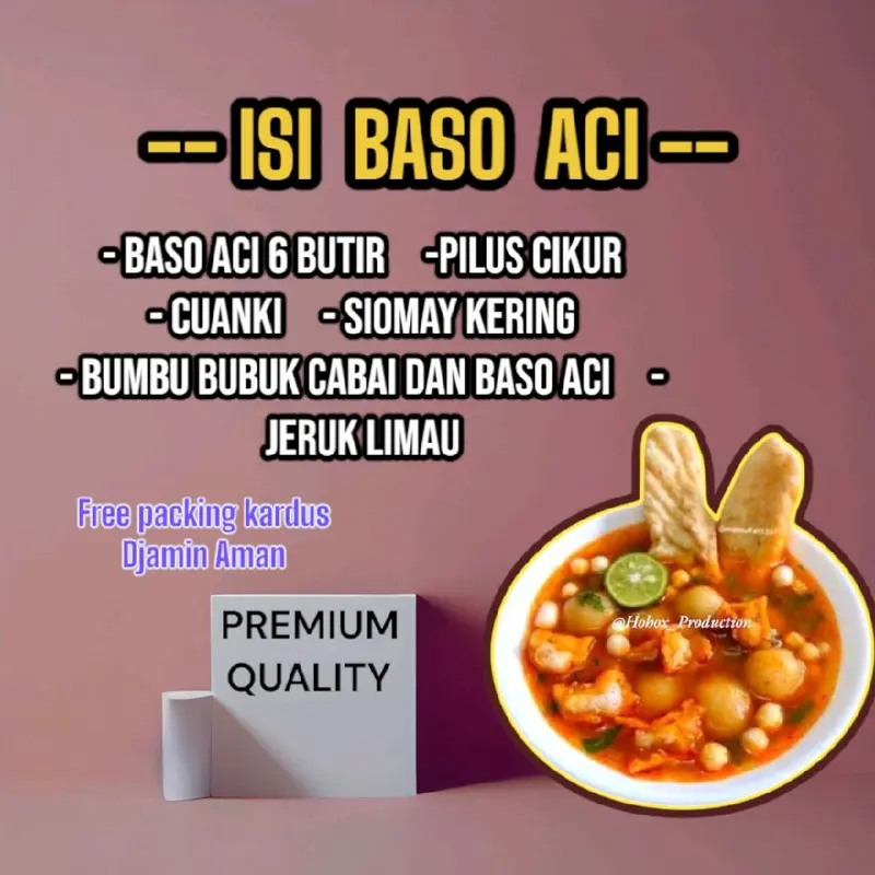 BUNDLING MIX 5 PCS BASO ACI / 5 PCS SEBLAK INSTAN TERMURAH Food Instan Pedas Mie Makanan seblak instan cup bakso paket 1