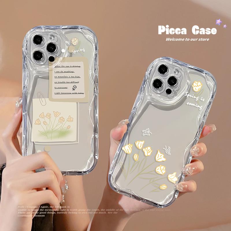 Ốp Trong Suốt Cho Oppo A38, A17, A18, A16, A12, A57, A5s, A92, A78, A9, A16s, A58, A74, A31, A77, A96, A5, A3s, A33, A95, A15, A17K, A76, A16K, A7, A53, A54, Reno 11, 10, 6, 5, 4F, Mùa Xuân, Hoa, Bướm