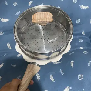 [PROMO] freemir Panci Bunga 16cm BONUS Kukusan Stainless Wajan MPASI Anti Lengket Panci Kukus Premium Anti Tumpah Anti Berkerak Kitchenware Premium