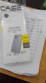 Product Review of Softcase Casing SAM A03 CORE  Selikon Bening Trasparan Pelindung belakang HP+Camera Silikon from w**🌷 0