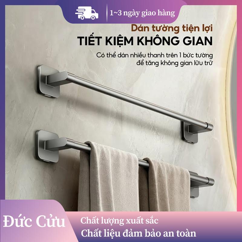  Giá treo khăn bằng nhôm không gian giá treo tường không đục lỗ trong phòng tắm giá treo khăn tắm dễ lắp đặt chất lượng cao cấp khả năng cân mạnh mẽ lựa chọn hàng đầu để trang trí phòng tắm thanh  sắt  kệ treo khăn nhà tắm giá treo đồ nhà tắm 