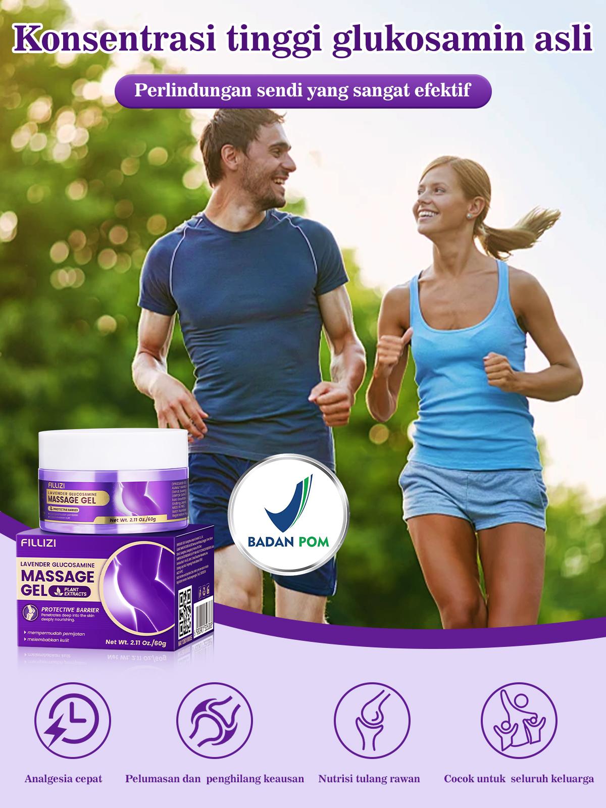 【FD-BPOM】FILLIZI Nature Krim Kolagen Alami – Gel Perawatan Tulang & Sendi, Relaksasi Mendalam, Pemulihan Area Kaku, Penstabil Postur Tubuh