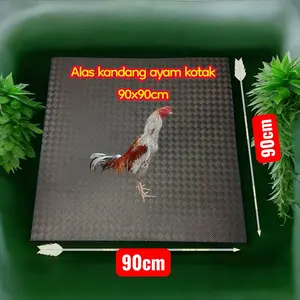 Karpet Alas Kandang Ayam Kotak 90x90cm Tebal 4mm untuk Kualitas Terbaik