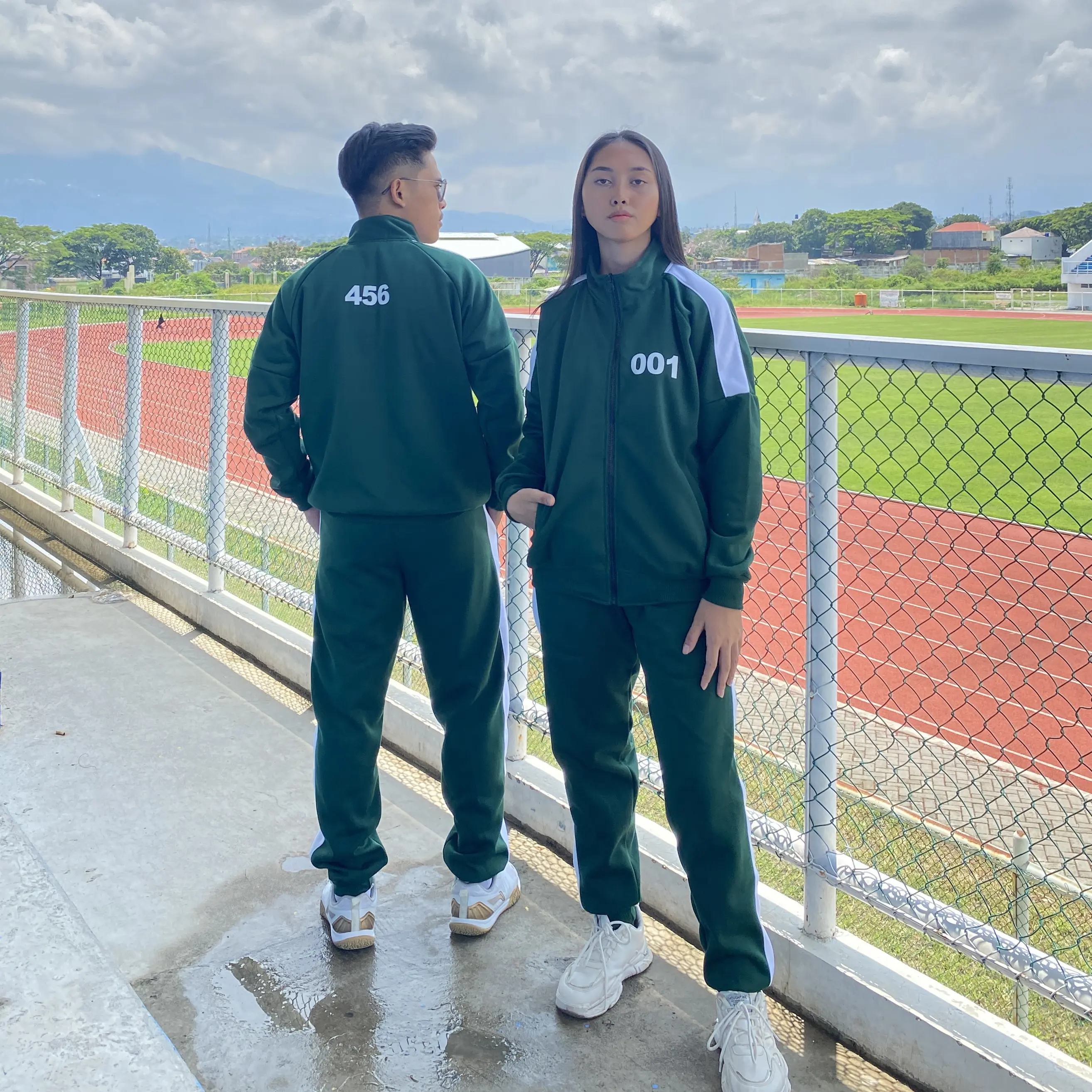 Setelan Olahraga Squid Game / One Set Olahraga Unisex / Jaket Olahraga Sport