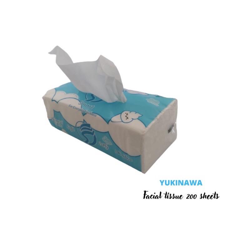 6pc Tisue yukinawa 200 lembar lembut Facial Tissue 200 Sheets / Softness Facial Tissue 2ply tisu wajah tisue muka makanan serbaguna 4