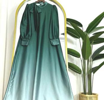 Product Review of Candy Outfitku - Luna dress (tanpa hijab) gamis gradasi silk sutra Baju Muslim Mewah Wanita from R**i A**r S**p 0