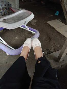 Product Review of Sepatu Wedges Pita Wanita | Sepatu Jelly Wedges Empuk | Sepatu Slop Pita Kerut | Flatshoes Wedges | from A**i 1