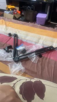 Product Review of 【FREE HOLDER】INBEX Overhead Kamera Tripod+6.8 inch HP Holder/Video Boom Arm Cantilever Stand Holder Tripod Hitam Lampu Panjang from i**3 0