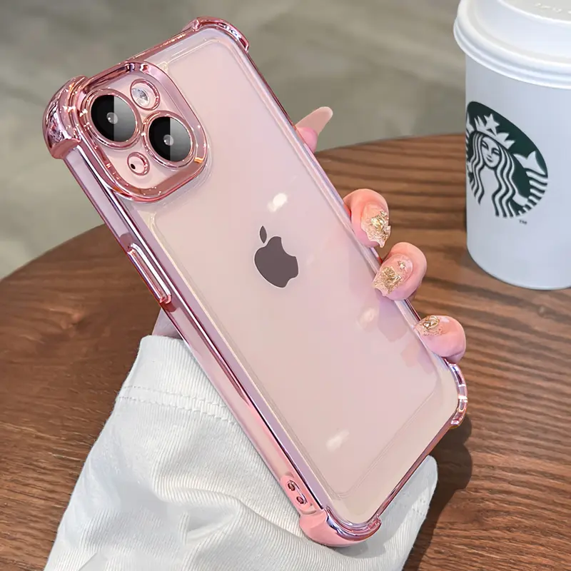 Ốp Trong Suốt, Chống Sốc, Chống Vàng, Tương Thích Với iPhone 17, 16, 15, 14, 13, 12, 11, Pro, Plus, Max Và 17Air