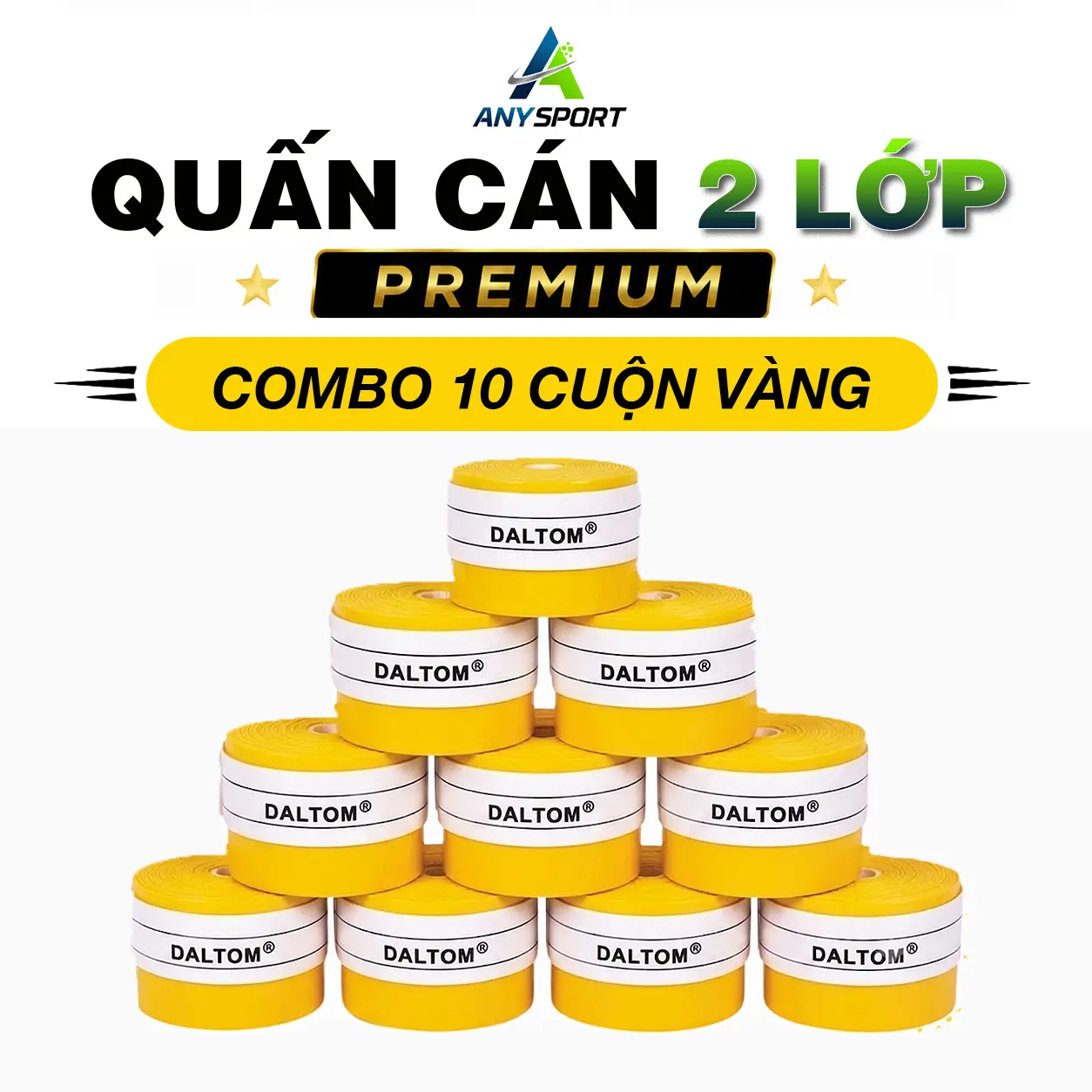 10 CUỘN VÀNG NGHỆ 2 LỚP