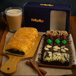 [TBKFUDGY] Brownies Tabur Keju dan Brownies Fudgy Sekat