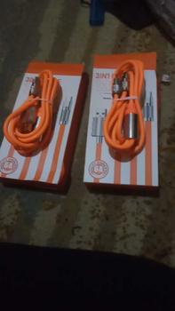Product Review of Kabel data PS-07 3 IN 1 Fast Charging PD 120W cable charger TYPE C LIGHTNING MICRO multifungsi from E**a 2