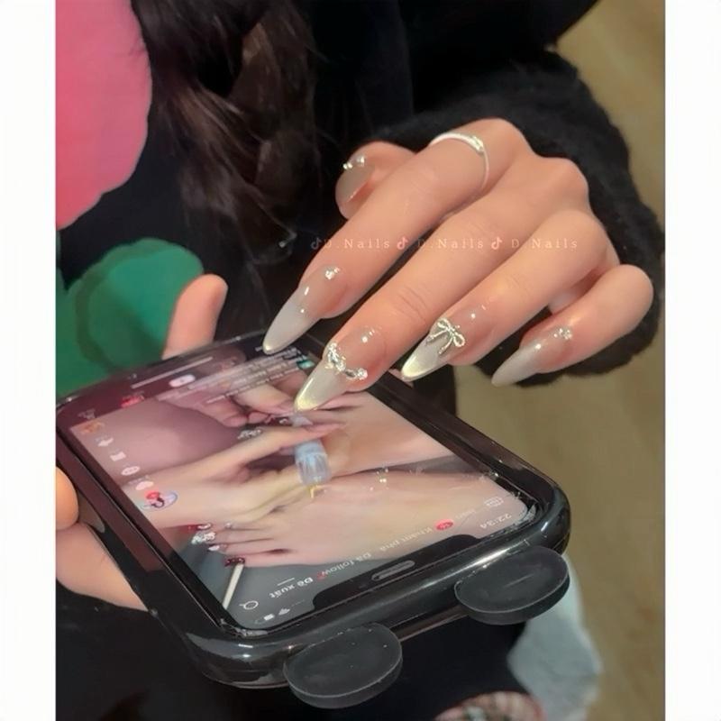 D.Nails Nailbox Thạch Nâu Mắt Mèo Sang Sáng Thiết Kế Tinh Xảo Cho Móng Tay