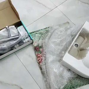 Set Wastafel Keramik Gantung Tembok Tidal TD081 Minimalis