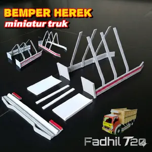bemper herek ceper truk miniatur bahan PVC