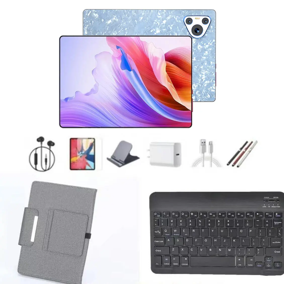 M66 pro-Biru+case+keyboard