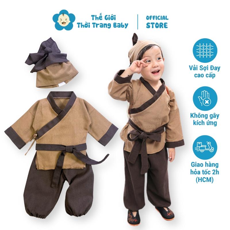 Bộ Chú Cuội Cho Bé Trai & Bé Gái, Trang Phục Trung Thu Hóa Trang Dễ Thương, Mặc Chụp Hình Cho Bé BD187