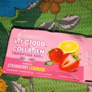 C+Collagen - Minuman Collagen Tripeptide 500mg + Vit C 1000mg untuk Kesehatan Kulit dan Imunitas