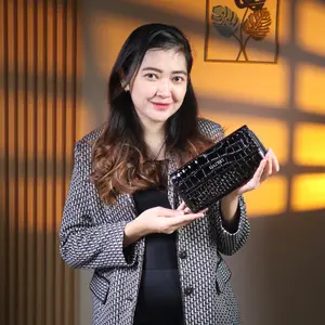 Dayris Dompet Wanita Sheela Wallet - Dompet Lipat Wanita - Dompet Kartu Panjang - Dompet Wanita Premium - Dompet Wanita Bisnis
