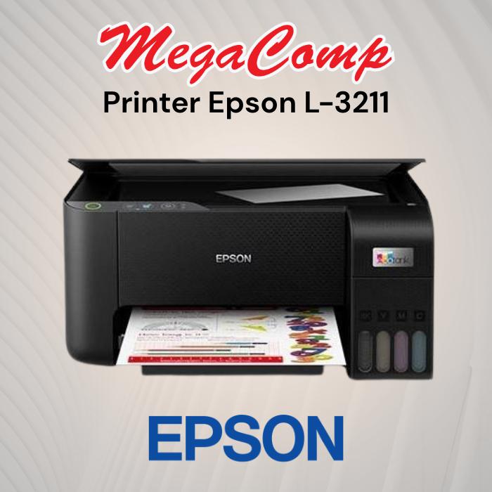 Gambar Printer Epson EcoTank L3211 A4 All-in-One Tinta Tank Garansi Resmi 2 Tahun dari Megacomp Online Kota Bandung Tokopedia