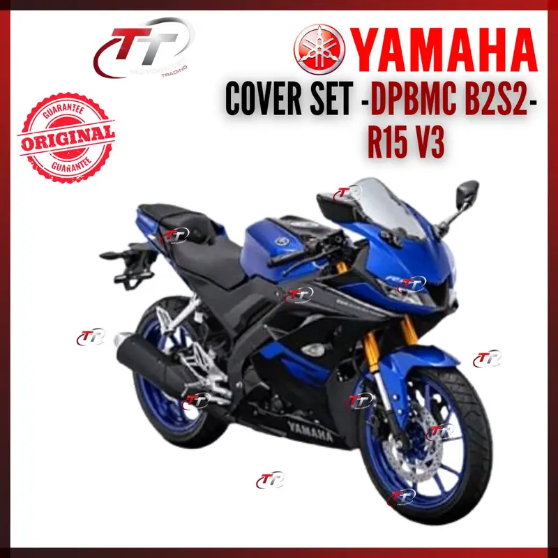 R15 R155 Coverset Caver Cover Set Kaver Body Kover Black Blue Biru ...