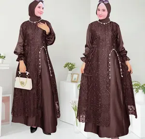 MAXI DAVINA ( M L XL XXL ) GAMIS MURAH GAMIS LEBARAN GAMIS PESTA GAMIS KEKINIAN GAMIS TERBARU FASHION MUSLIM MURAH DRESS CANTIK GAMIS BRUKAT Bordir Couple