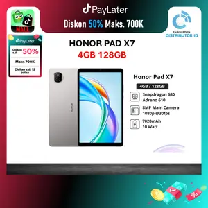 TABLET HONOR PAD X7 4GB 128GB GREY + CASE GARANSI RESMI
