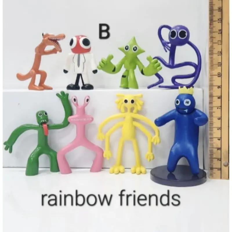 action figure roblox rainbow friend hiasan topper 2