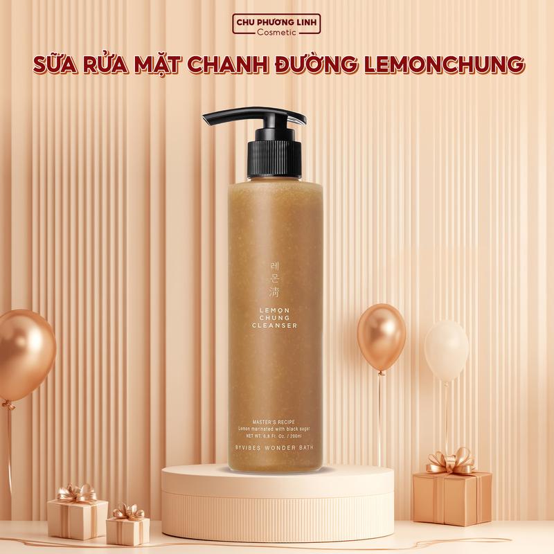 Sữa rửa mặt chanh đường đen Lemon Chung Cleanser – Làm sạch sâu, kiềm dầu, sáng da – 200ml MP0023