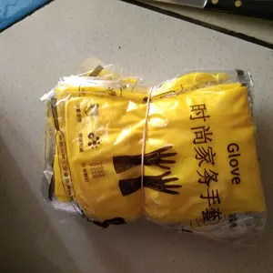 Sarung Tangan Cuci Karet L Latex Panjang Bersih Bersih Piring Kamar Mandi Dotted Dapur Anti Air