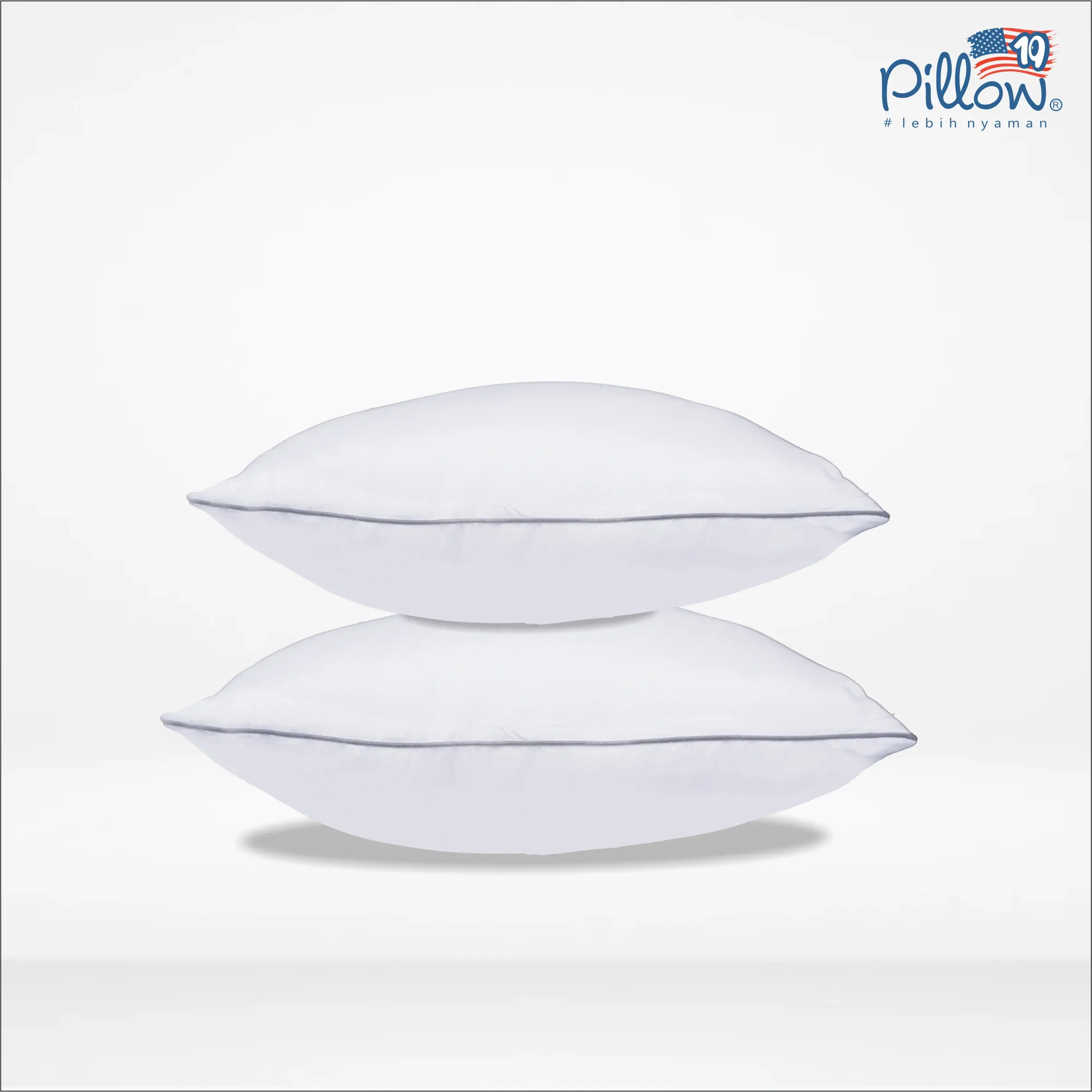 PAKET BUNDLING 2 BANTAL HOTEL MEDIUM UKURAN 45 X 65