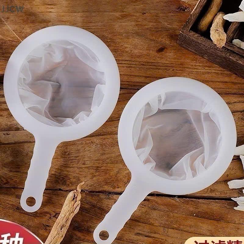 Rây lọc siêu mịn, rây lọc sữa đậu nành, rây lọc bằng vải có tay cầm