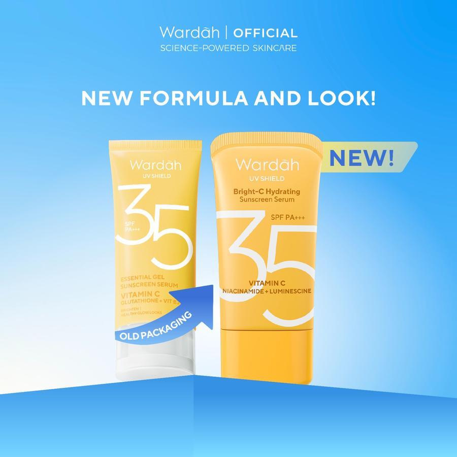 Wardah UV Shield Bright-C Hydrating Sunscreen Serum SPF 35 PA+++