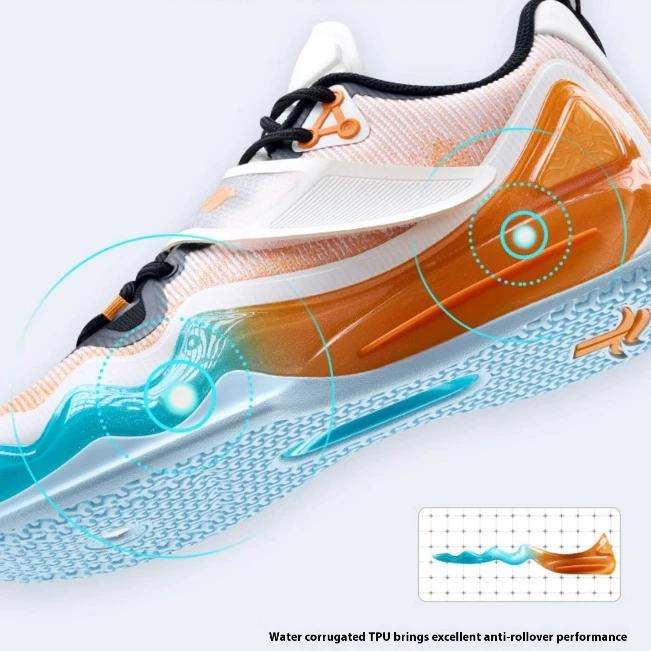 Giày Bóng Rổ Nam, XTEP J-LINSANITY 2-V2, Thể Thao Đinh Tán, Chống Nước, Thoáng Khí, Thoải Mái, 876219120006 7